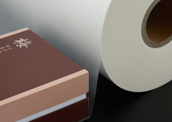 Good price 22mic Anti-Scratches & Silky Touch Laminating Film Rolls For Outer Packaging Lamination Machines أدوات التغليف المعدنية المعدنية الانترنت