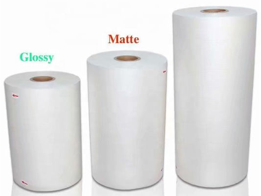 Good price 30mic Matte Bopp Thermal Laminate Film Roll 20 Mic طول 3600 م الانترنت